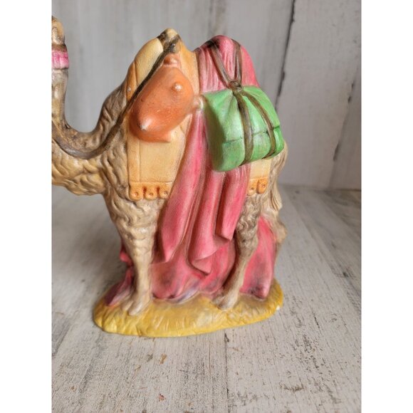Vintage camel chalkware nativity scene Xmas figure decor religious - Picture 6 of 8